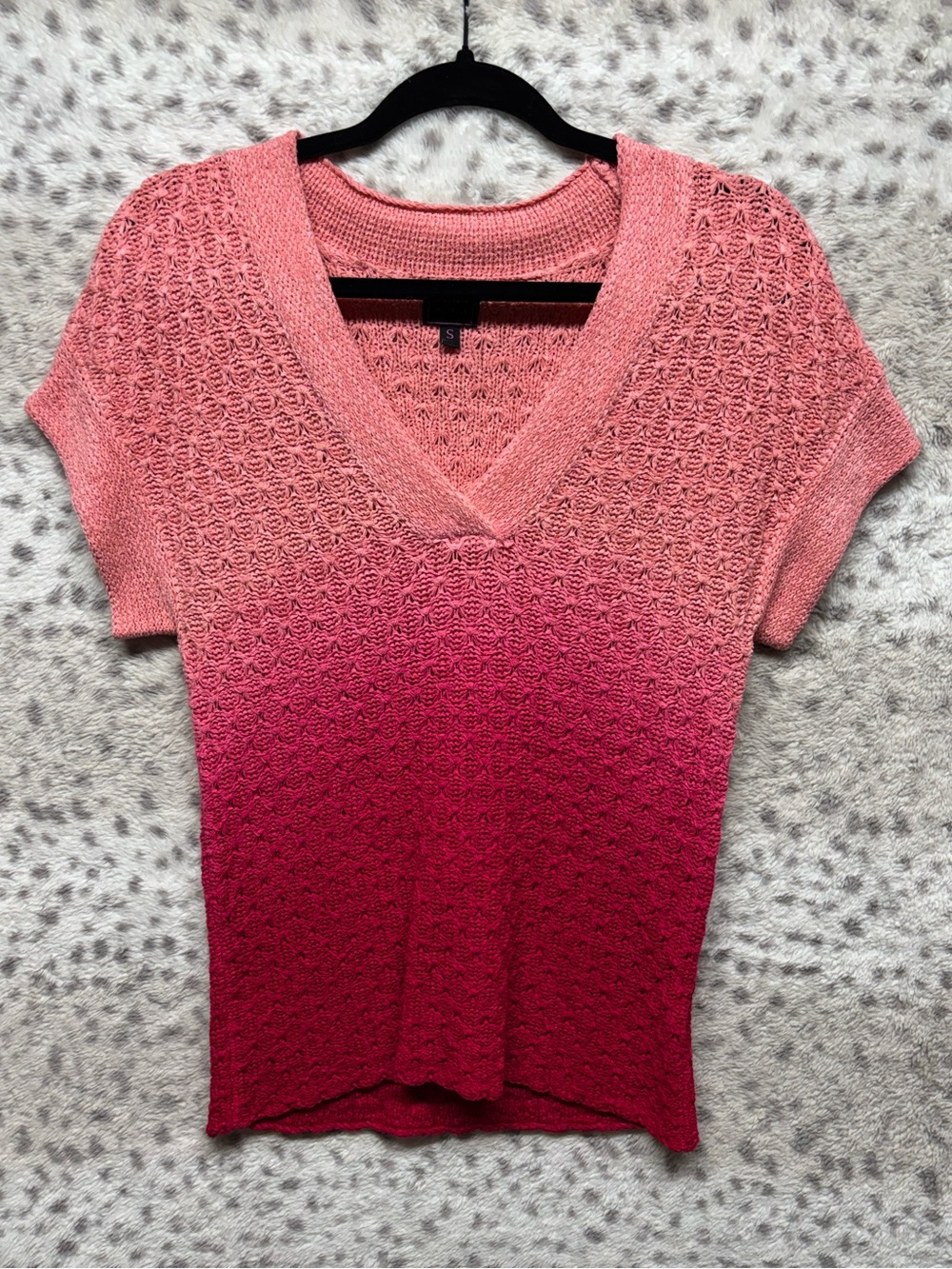 Y2K COLOR WORKS OMBRÉ KNIT TOP